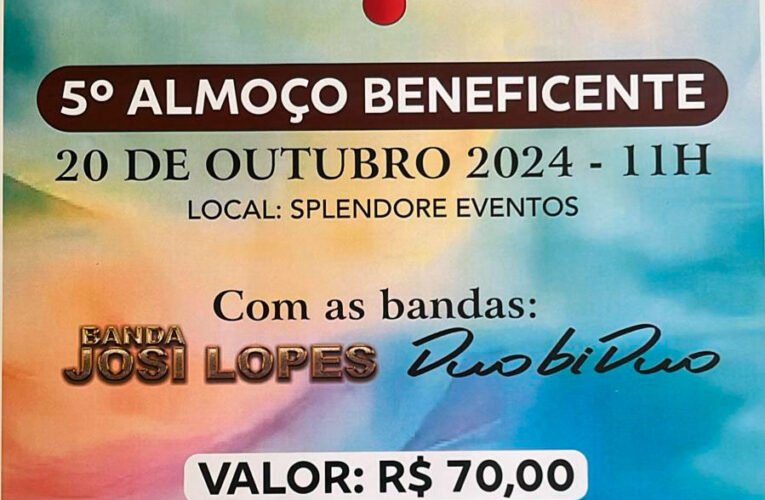 Adquira seu ingresso pra o 5º Almoço beneficente do Projeto Abrace em Sete Lagoas